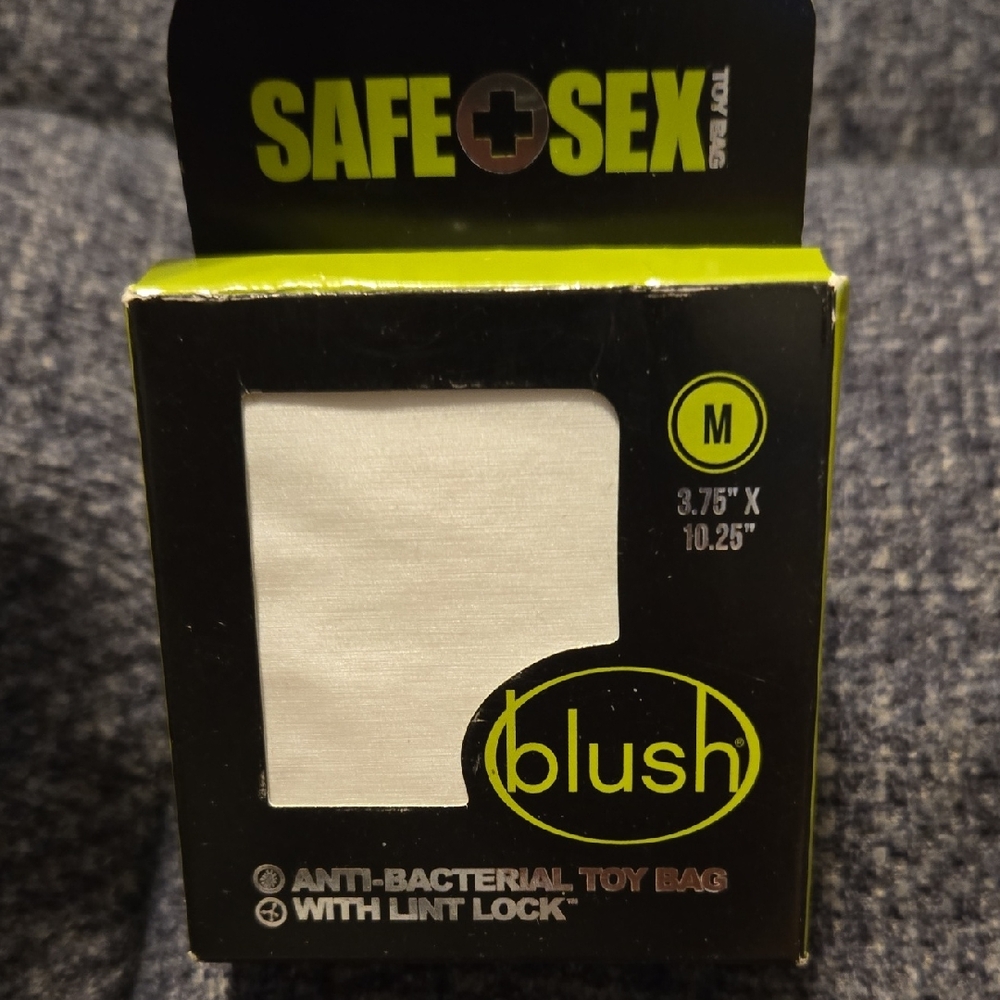 *Adult listing:NSFW/18+. Blush Anti-Bacterial Adult Toy Travel Bag Size M